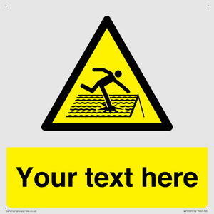 Custom Figure on Roof Sign